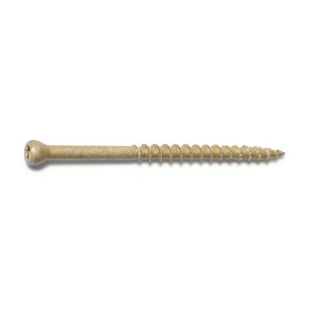 Saberdrive Deck Screw, #8 x 2-1/2 in, Steel, Trim Head, Torx Drive, 139 PK 51661
